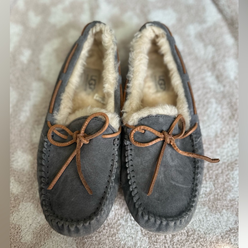 UGG Women's Leather Dakota in Pewter